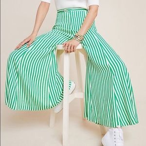 Anthropologie Mackenzie Striped Wide-Leg Pants